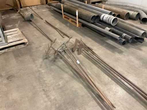 Batch of agricultural tools