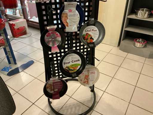 Ssw/Gsw Diverse pannen (6x) en passende glazen deksels