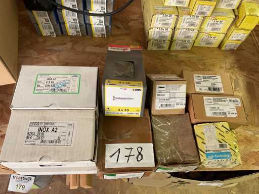 Inox schroeven moeren