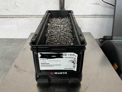Würth 7.53 kg Blindklinknagel platbolkop 4,5-6,5 -4x10 in stapelbare bak
