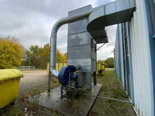 Filterafzuiginstallatie