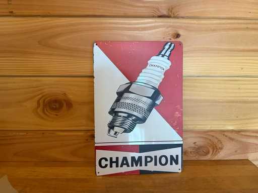 Metalen reclame bord