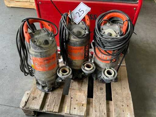 FLYGT - 8S pronti - Pompe dell'acqua sporche, difettose (3x)