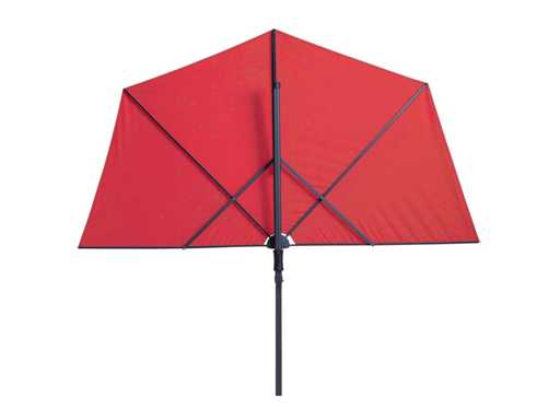 Madison – Sunwave Parasol (270x150 cm) Inklusive Balkonklemme und Schutzabdeckung.
