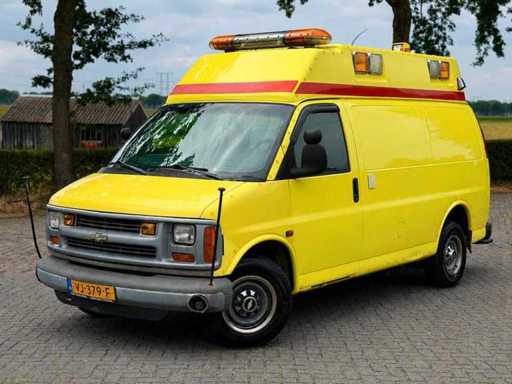 Chevrolet Chevy Van Camper 6.5 V8 Turbo Diesel - Kampeerwagen VJ-379-F 