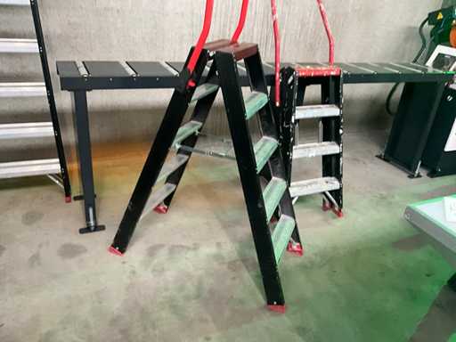 Various double-sided stepladders Altrex (2x)