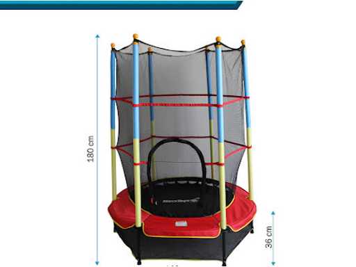 Trampoline Maxxtoys 20965 avec filet de sécurité (16x)