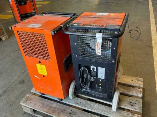 Uscător de condens Trotec TTK 400 / uscător de construcții (2x)