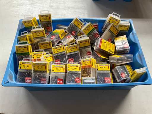 Rotadrill Varie viti in acciaio inox, ottone e zincato (100x)