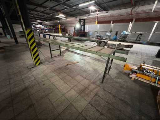 Nizzatore trasportatore a rulli lungo 5,9 metri Altri impianti di sollevamento e verricelli