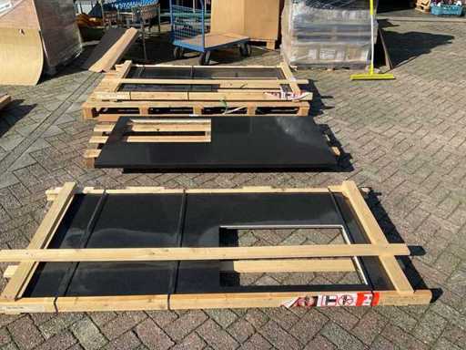 Piano di lavoro in polistone (3x)