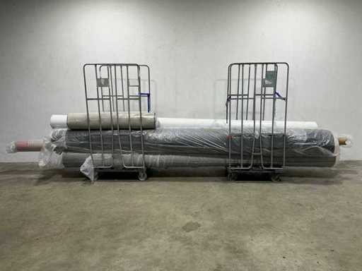 Diverse rollen tapijt en vinyl