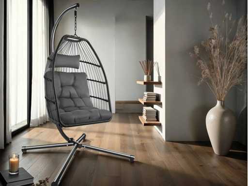 Fauteuil suspendu - gris foncé