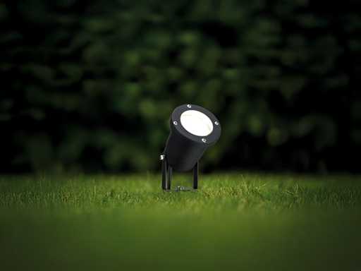 Fixation Spike Spot Alu GU10 étanche (80x)