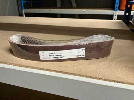 Vamatec JA512 50x800x240mm Batch of various sanding belts (1000x)