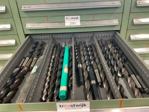 Hartmer en Guhring Assortiment metaalboren MK3 DIN1870/341