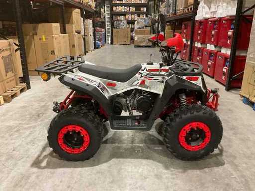 ATM T3B Commander 200cc alb quad cu plăcuță albă