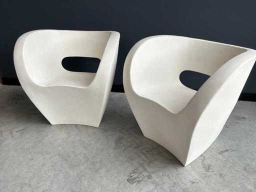 Moroso Little Kunstof tuinfauteuil (2x)