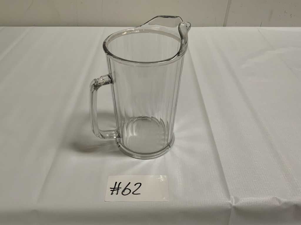 22x Acrylic glass jugs