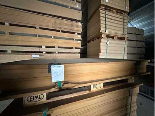 MDF 927 x 1300 x 3,8 mm. Blanc (30x)