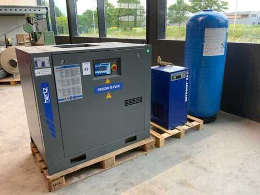 2021 Hertz Frecon 15 plus Screw Compressor