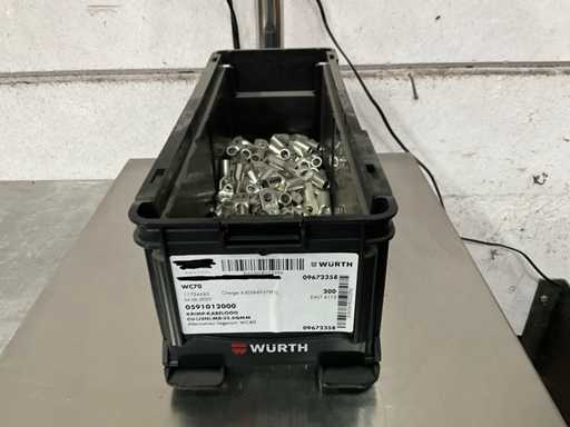 Würth 5,17 kg Ucho kabla zaciskanego M8x35,0 w pojemniku sztaplowanym