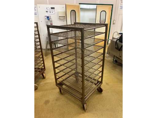 Camion mobile à plate-forme en acier inoxydable