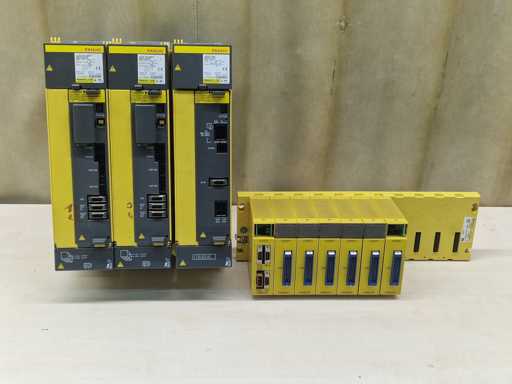 FANUC A03B-0819-C001
Nr. A06B-6124-H206
Nr. A06B-6124-H207
Nr. A06B-6120-H011
 Servoverstärker der FANUC ai-Serie
FANUC I/O Modulsockel