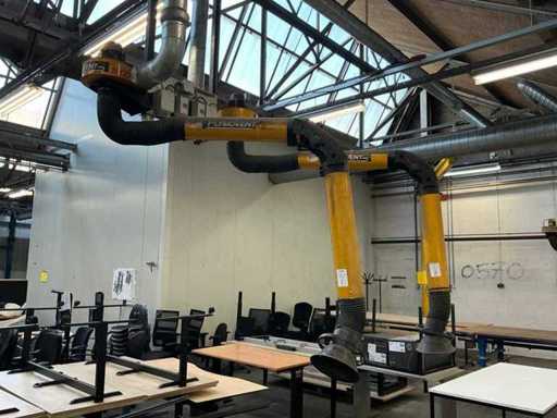 Plymovent 1800 Welding Fume Extraction System (5x)