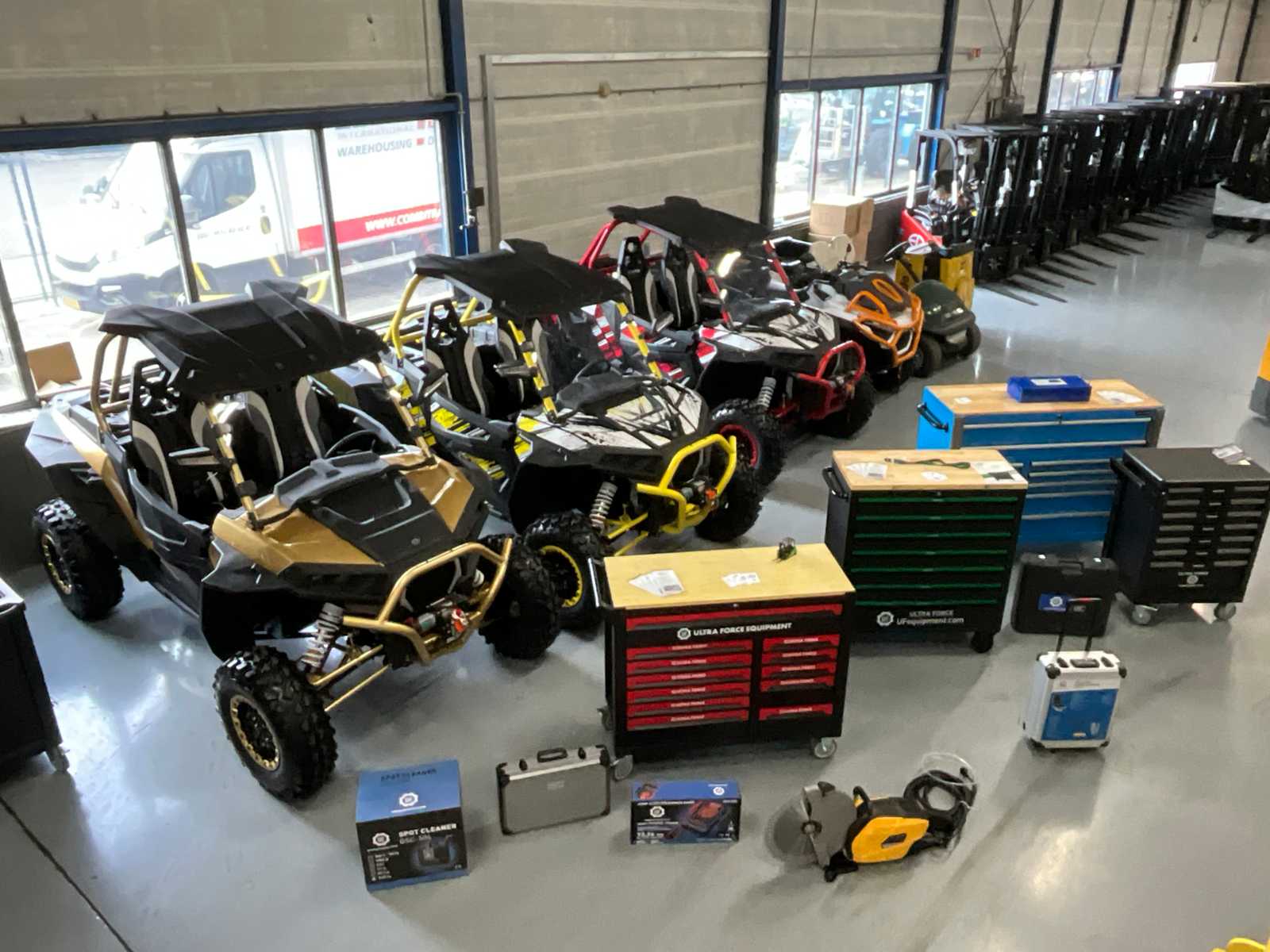 Vaderdagveiling gereedschappen, quads & intern transport - Vavato