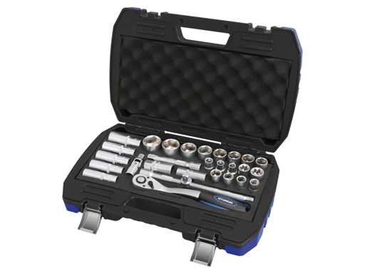 Jeu de douilles Hyundai de 29 pièces 1/2" (32x)