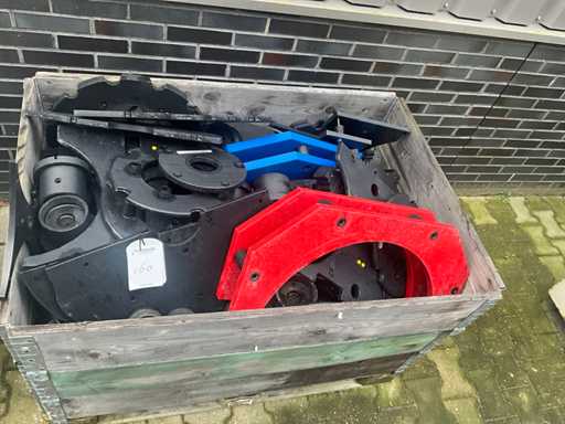 Partij kunststof onderdelen