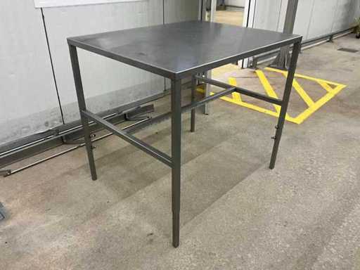 Stainless steel work table (2x)