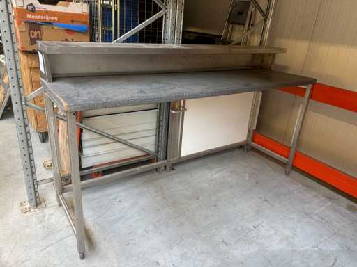 Table de travail en acier inoxydable