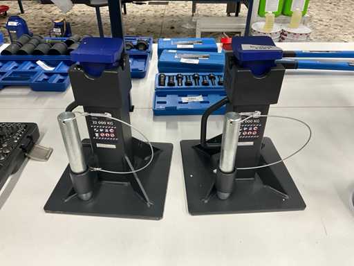 Mammuth JS22P Set di cavalletti per assali da garage