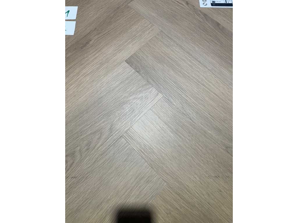 48,60m² Rigid Pvc - click Herringbone floor - 5mm