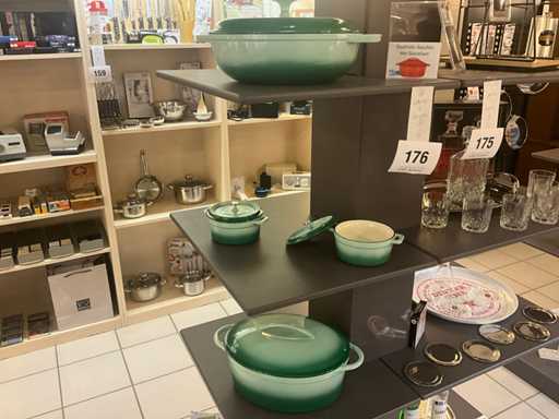 Ensemble de casseroles en fonte GSW (4x)