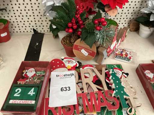 Weihnachtsdekoration für Partys.