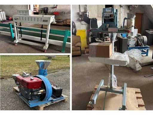 NO RESERVE PRICE – New equipment / showroom – Wood pellet production line – Attractive prices!