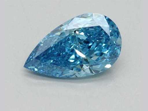 1.34 Ct Pear Cut Light Blue topaz– Glacier Blue