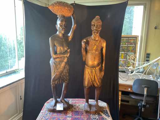 houten Afrikaanse beelden