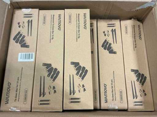 Set de sangles de tension Wamovo 10 pièces - Protection contre les tempêtes (23x)