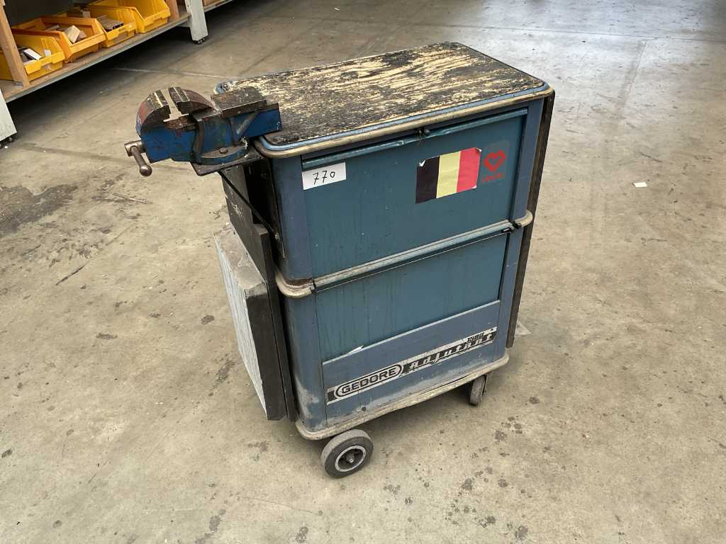 Gedore - Adjutant 1580 - Tool trolley with contents