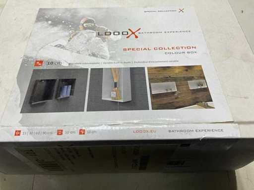 Looox Colour Box nișă încastrată și montată la suprafață 60 x 30 cm antracit