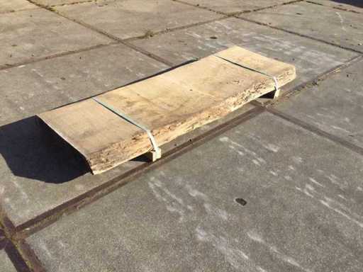 Boomstam Tafelblad eiken 2100x650x90mm