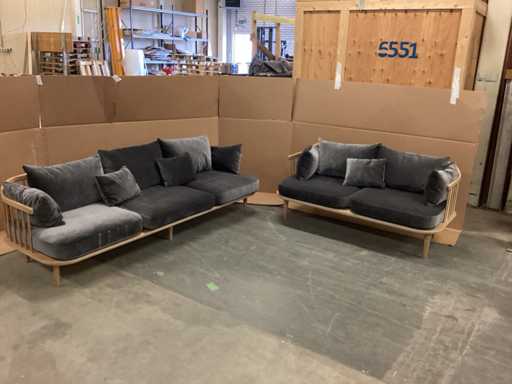 Lounge-Set 2- und 3-Sitzer