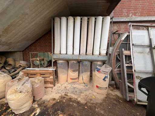 Sistema di estrazione della tecnologia dell'aria NESTRO inclusi tubi