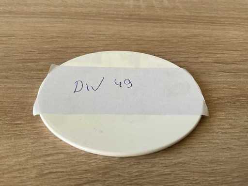 COVER DISC (INLAY) WHITE PP FOR DK49 AND JAR VENICE 200ML Other packaging materials (12138x)