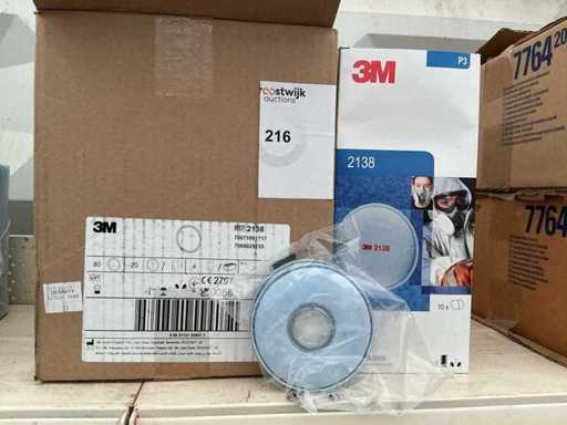 3 M 2138 P3 R Teilchenfilter (80x)