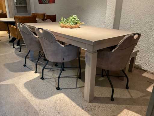 Kapta Table à manger extensible en chêne